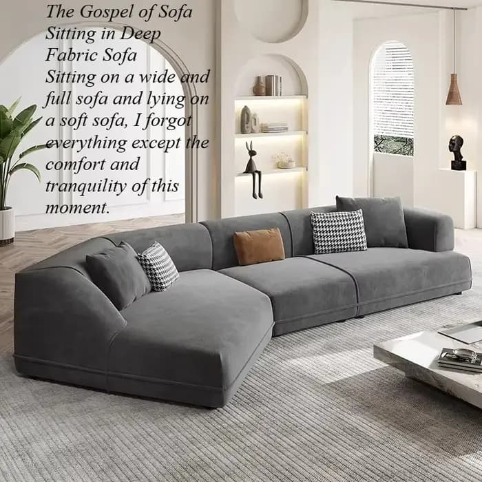 Coussin de salon, canapé élégant double