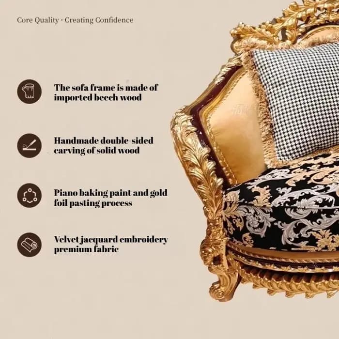 Canapé sectionnel de luxe en cuir