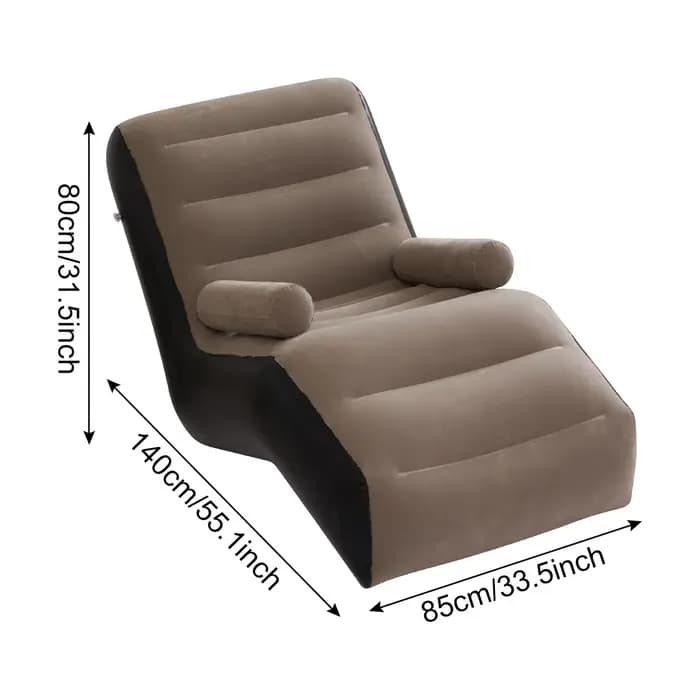 1PC Canapé gonflable en forme de S