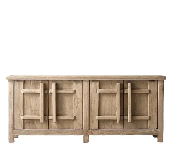 Meubles de salon en bois massif American Vintage, meuble TV de rangement, personnalisable pour hôtel