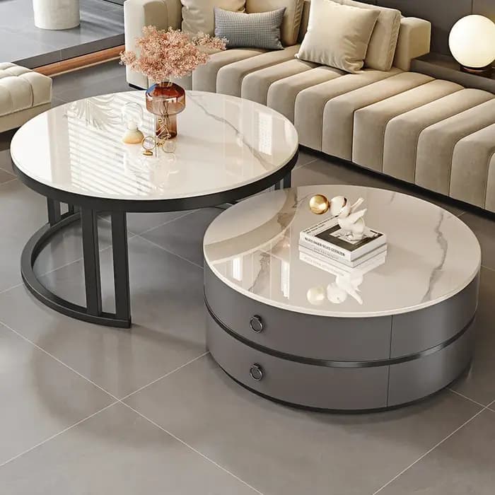 Table basse rétro du milieu du siècle