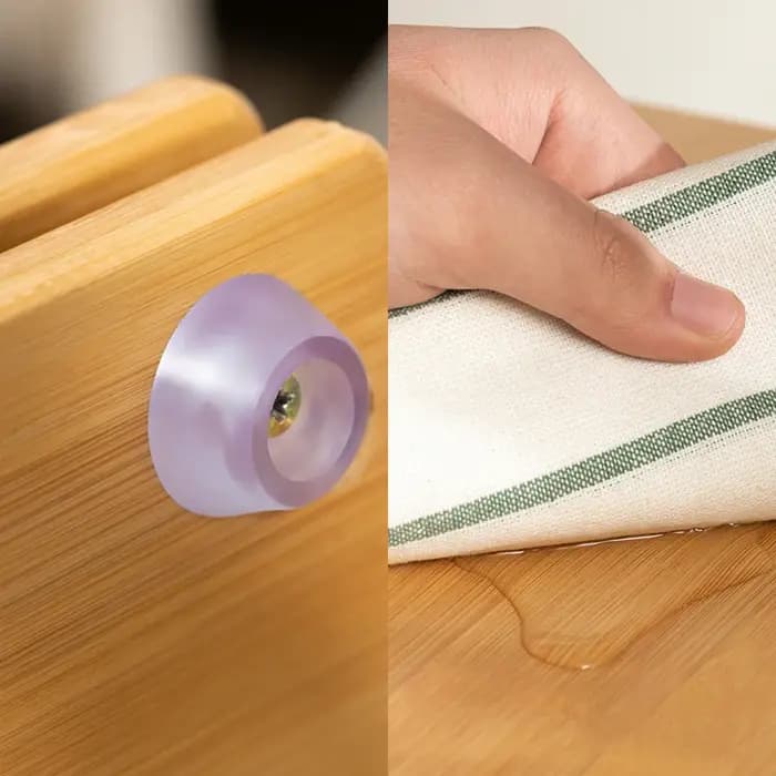 Bamboom – étagère de rangement rotative pour salon