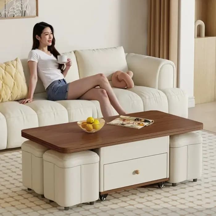 Table basse réglable grande taille