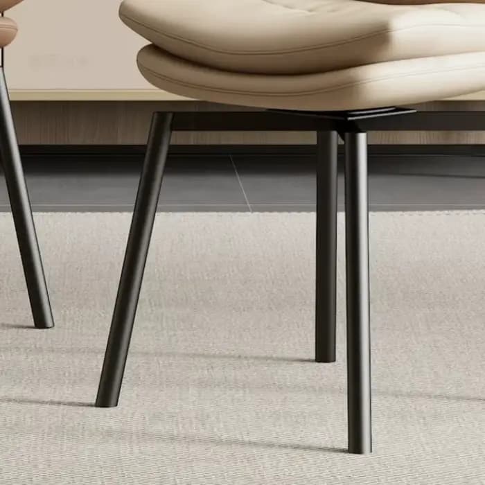 Chaises de salle à manger italiennes en métal