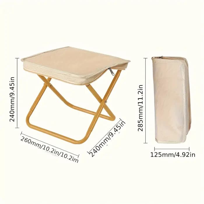 Tabouret pliant Portable avec poignée