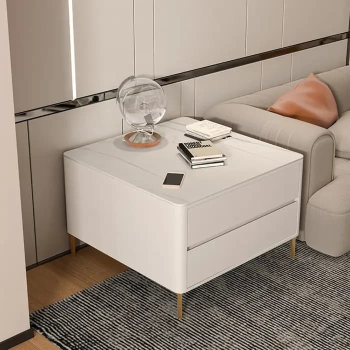 Meubles de Salon Modernes de Luxe : Vitrine Tendance au Design Esthétique Délicat