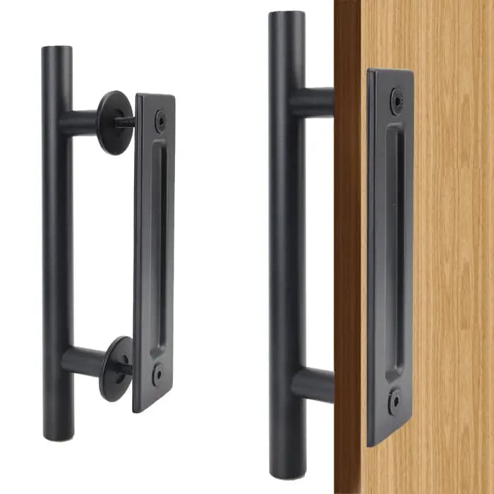 Pour armoire placard tirer encastré bois porte poignée coulissante grange