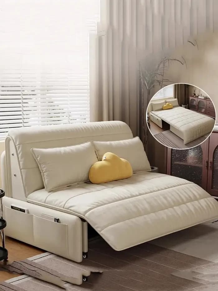 Canapé pliable extensible Multifonction petit appartement luxe confortable canapé moderne jardin Mue