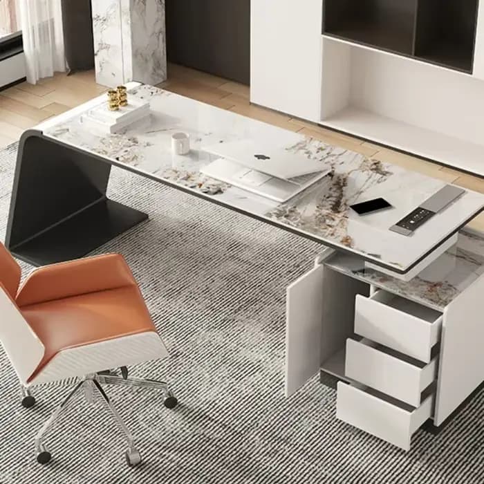 Table de réception design, bureau auxiliaire, mini table de chevet, bureau de travail, table de jeu, bureau professionnel pour chambre à coucher, meubles tendance