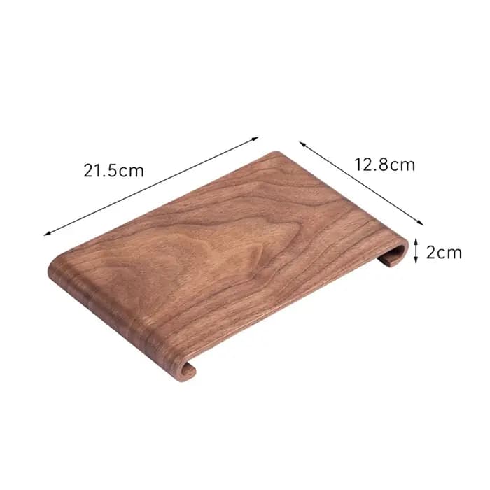 Présentoir de bureau rectangulaire créatif en bois
