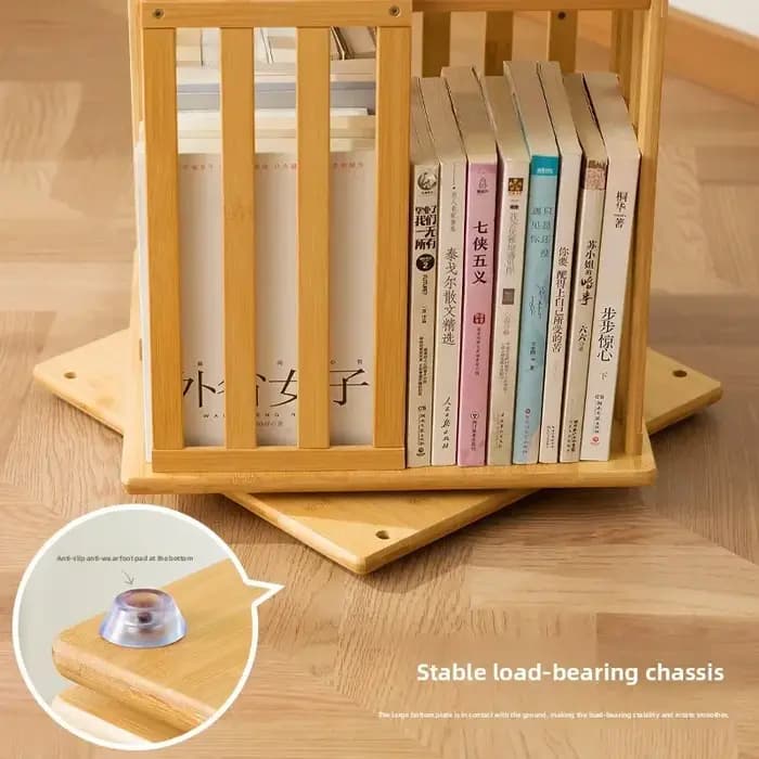 Bibliothèque rotative à 360 degrés