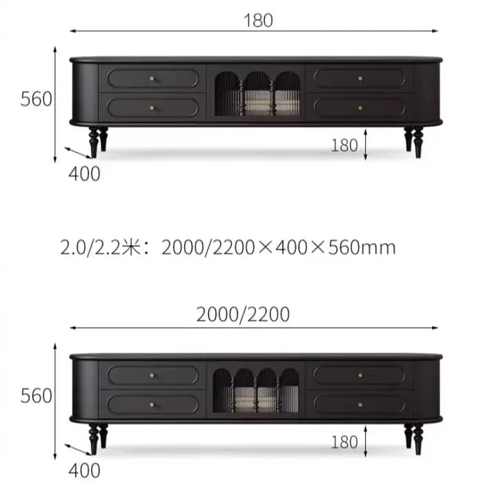 Meuble Tv brillant de luxe