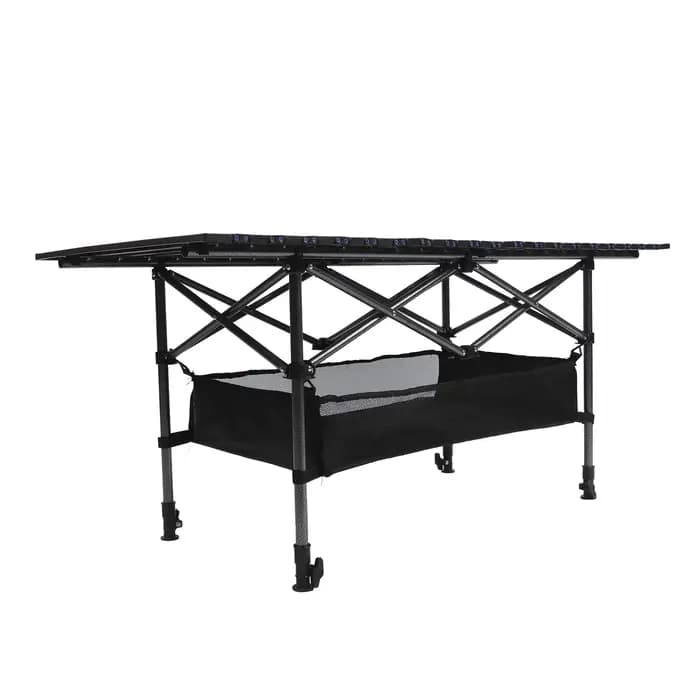 Table pliante compacte d'extérieur en acier au carbone
