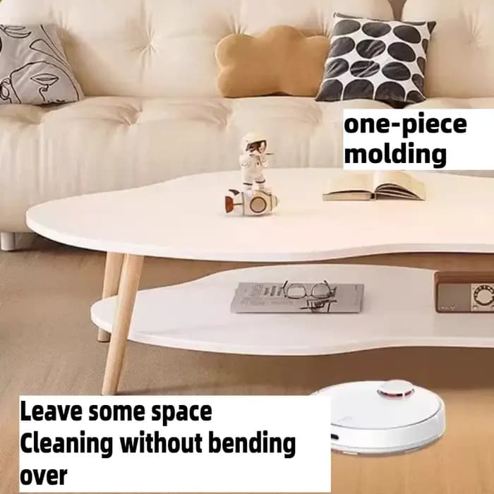 Table basse double à niveaux pour chambre et salon