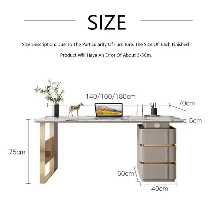 Bureau d'Écriture Minimaliste Moderne