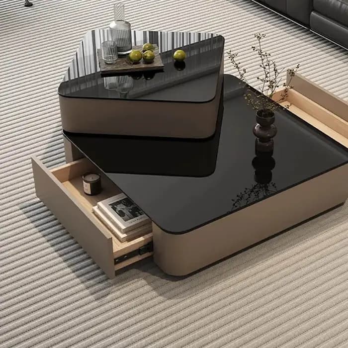 Table basse esthétique minimaliste