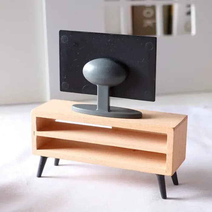Mini Meuble TV ou Télévision en Bois pour Maison de Course Blyth OB11