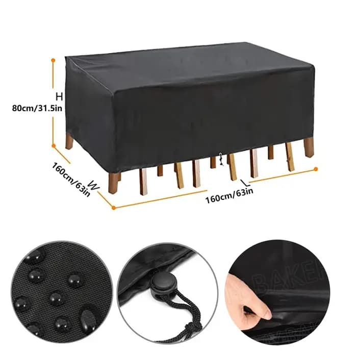 Juste de Protection Imperméable pour Meubles de Jardin