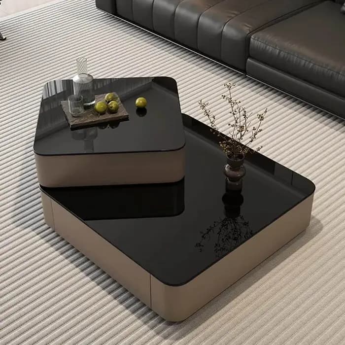 Table basse esthétique minimaliste