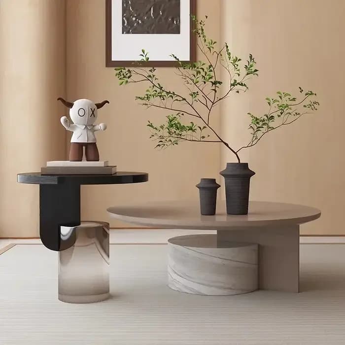 Table basse esthétique tendance, exquise, moderne, nordique, luxe, gain De place, meubles De maison