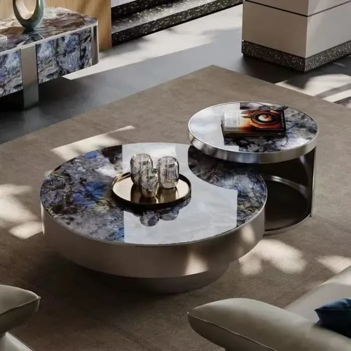 Table basse de luxe à couverture rigide