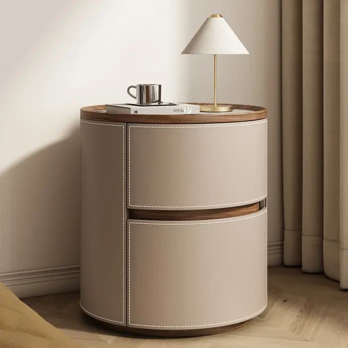 Tables De Chevet rondes au Design nordique, Style minimaliste, délicat, Table De nuit moderne, gain