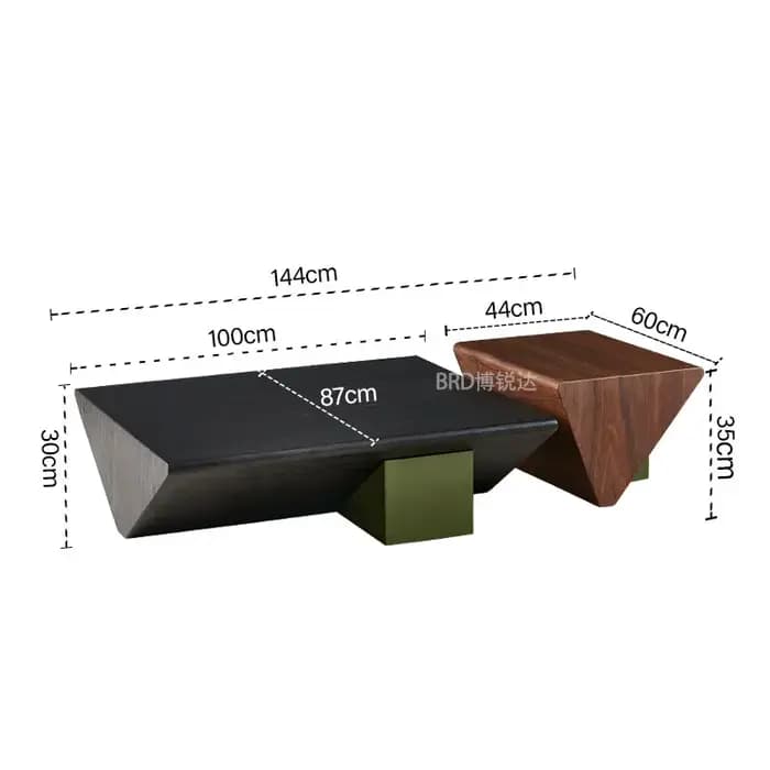 Table basse d'appoint de style Mid-Century