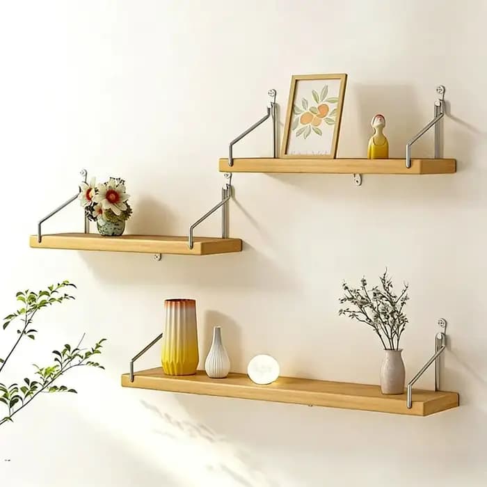 Étagère murale en bois