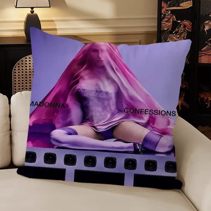 Housse de coussin carrée pour canapé