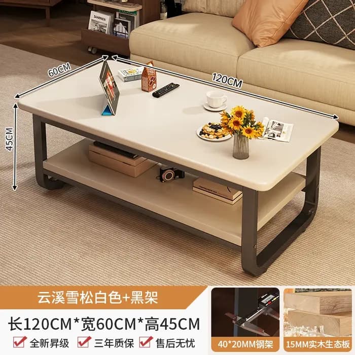 Table basse ovale blanche rangement salle à manger jeux De maquillage Tables basses Design Premium Mesa De Centro De Sala accessoires pour la maison