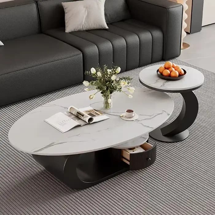 Table basse de style nordique