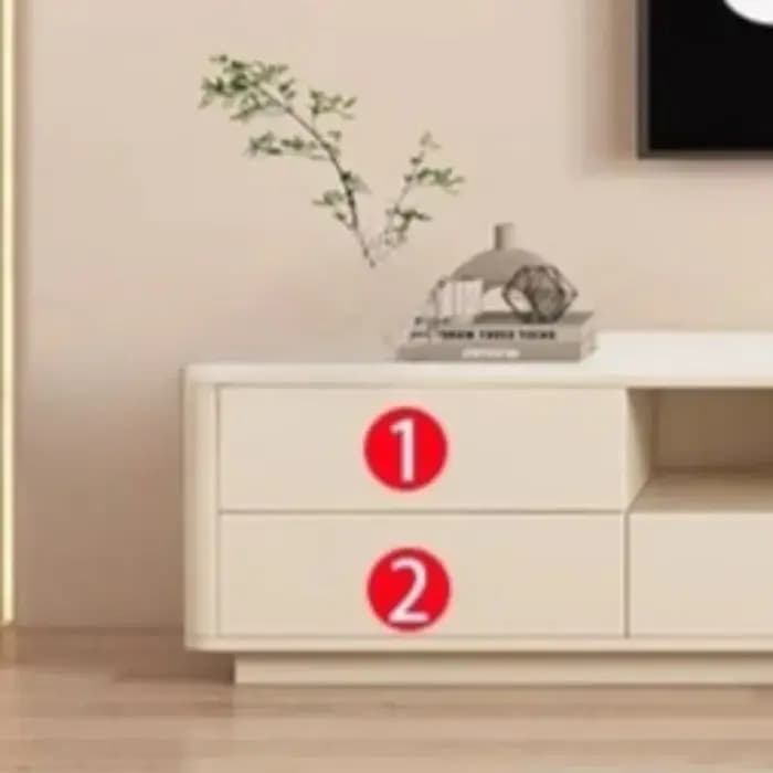 Organisateur grand meuble Tv tiroirs verticaux rangement