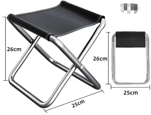 Tabouret pliant compact ultra léger