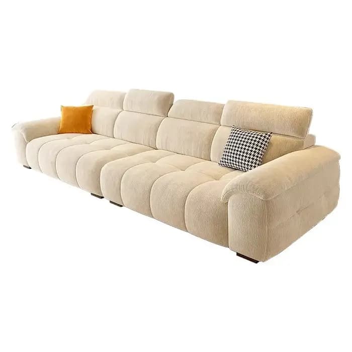 Coussin de canapé italien confortable, bouffant inclinable, élégant, Design de salon, Double Divani