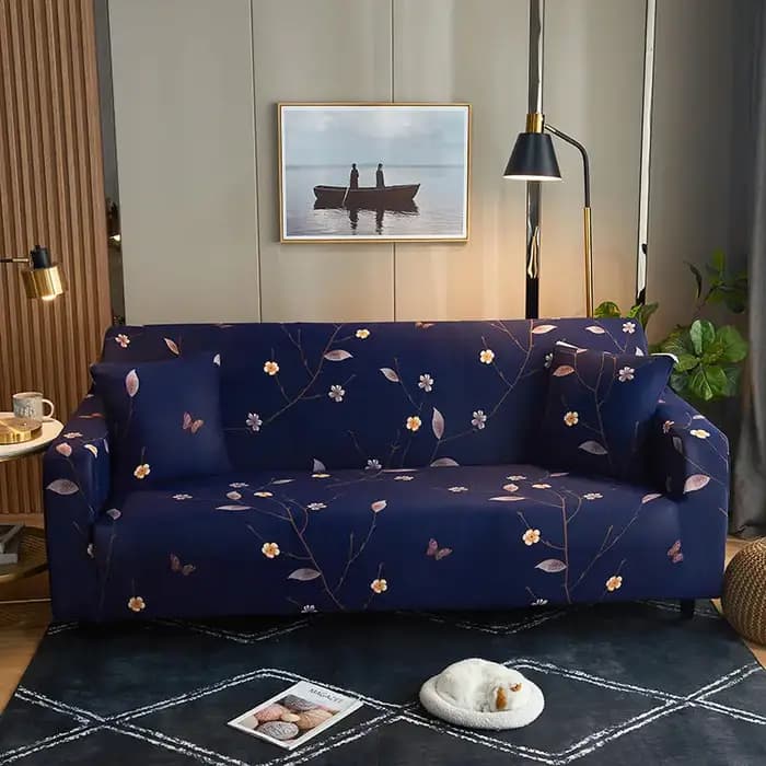 Housses de canapé extensibles à imprimé floral pour salon