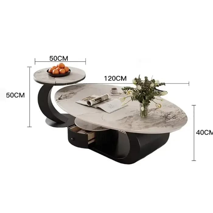 Table basse de style nordique