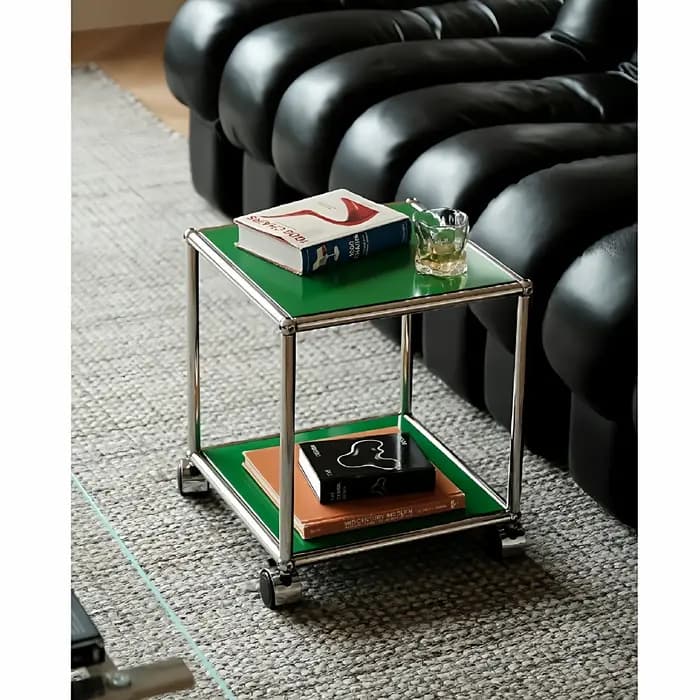 Table basse modulaire médiévale pour petit appartement