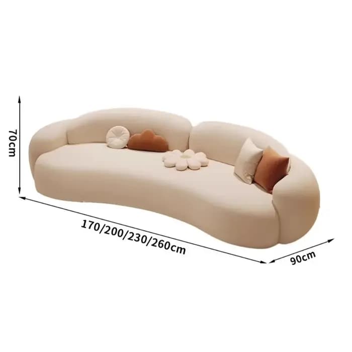 Paresseux classique Salon canapés plancher concepteur coussin confortable canapé élégant Relax Meuble