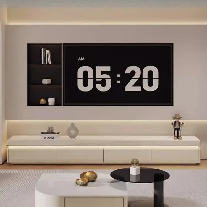 Meubles de télévision de luxe modernes minimaliste esthétique maison de poupée concepteur moniteur classement supports