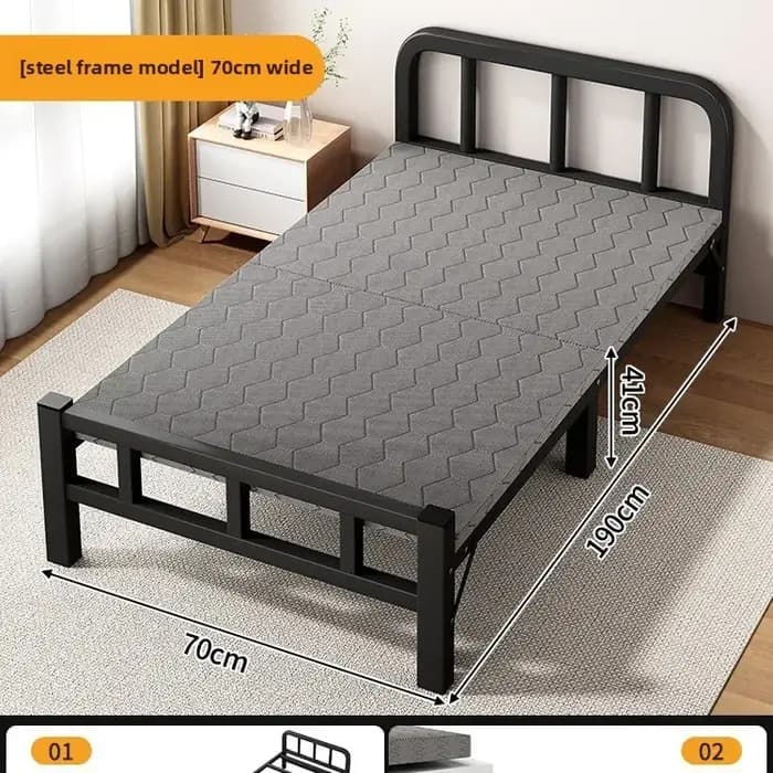 Canapé inclinable paresseux et lit pliant simple pour usage domestique