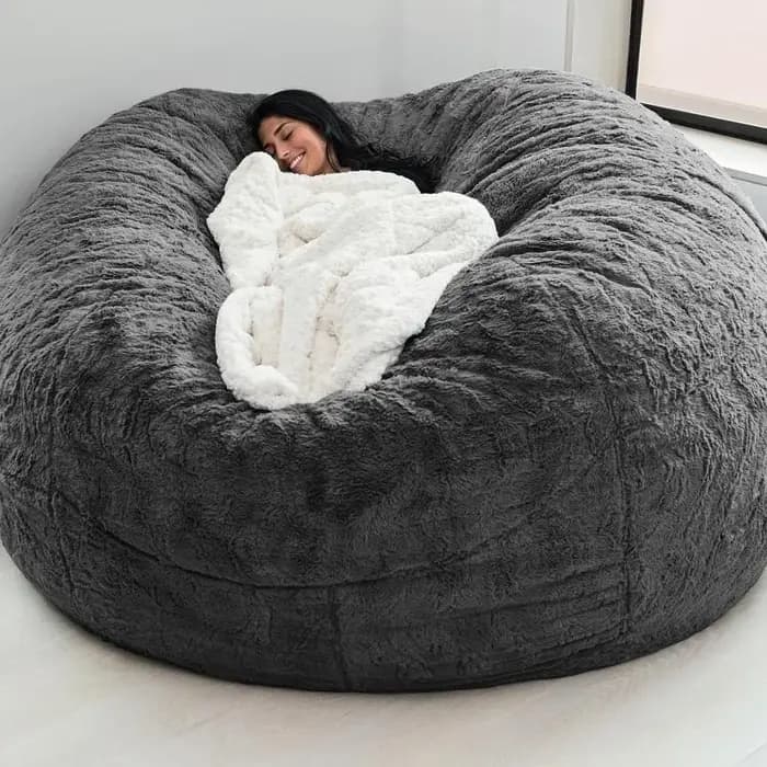 Canapé paresseux multifonctionnel pliable en tissu – Simplicité moderne