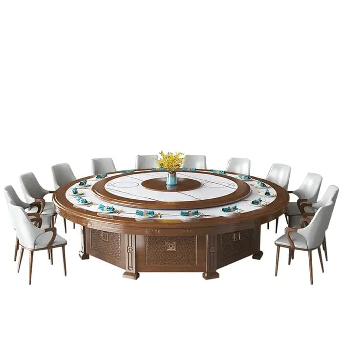Table à manger d'hôtel 20 places