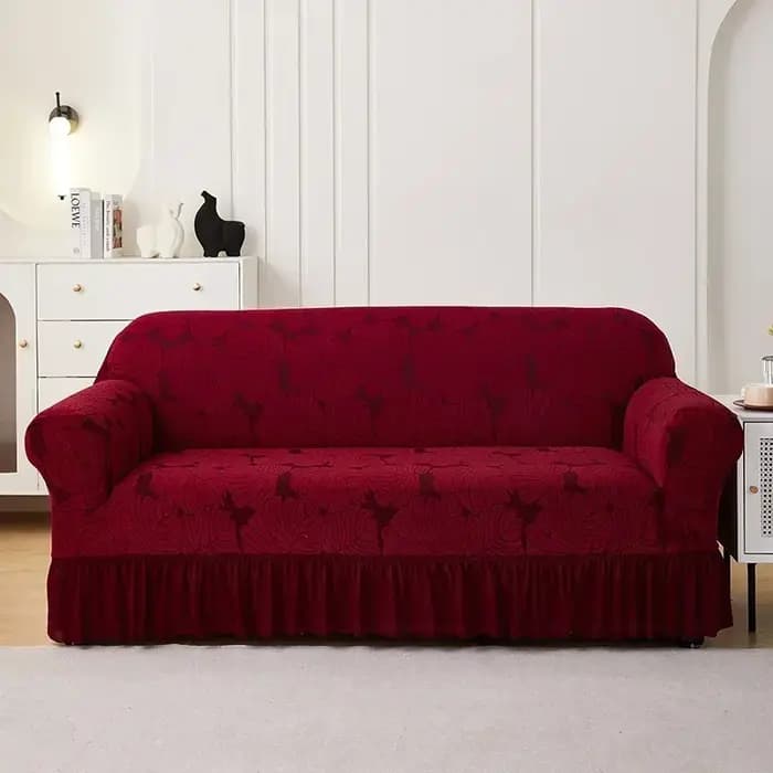 Housse de canapé élastique tout compris anti-poussière pour 1/2/3/4 places