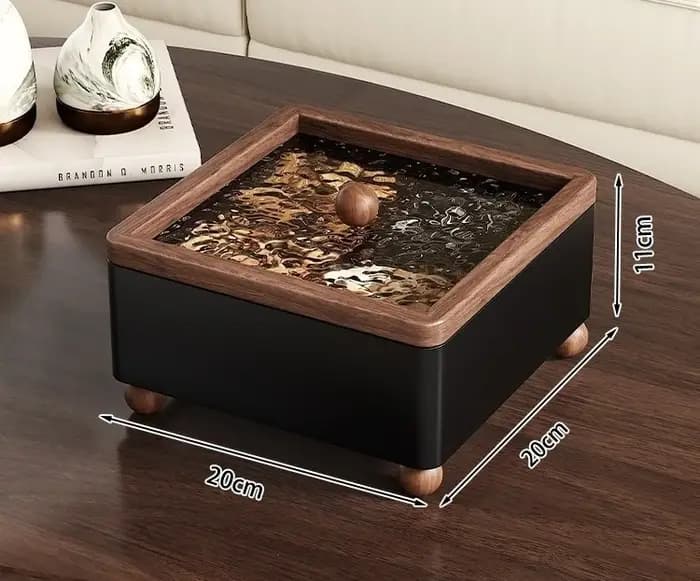 Table basse en noyer pour salon