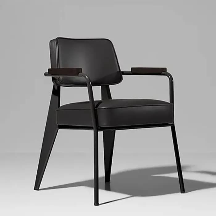 Ensemble de 4 fauteuils de salle à manger ergonomiques