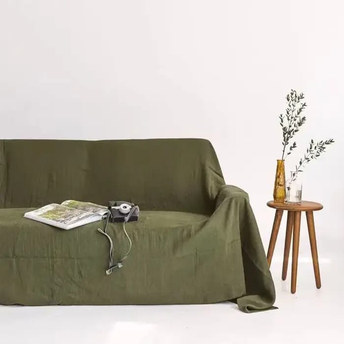 Housse de canapé 100% lin