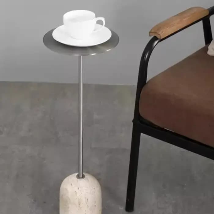 Tables de canapé d'art modernes en acier inoxydable