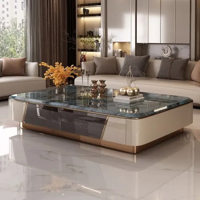 Table basse Design au sol