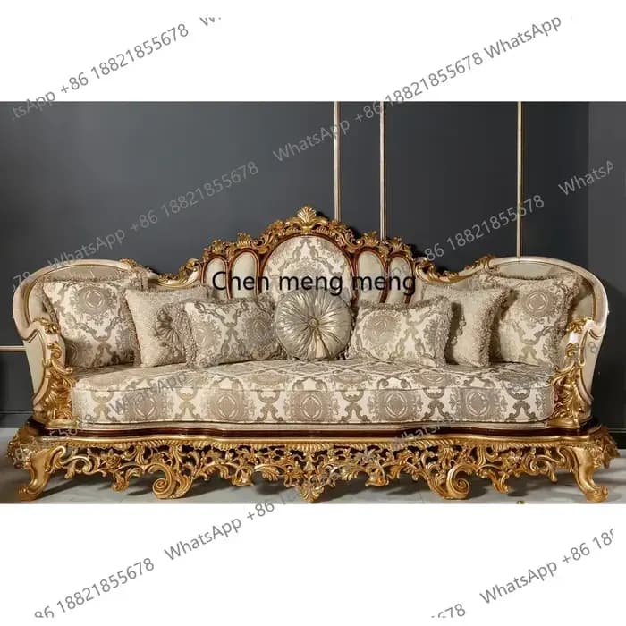 Ensemble de canapés de luxe M138 Turquie Moyen-Orient