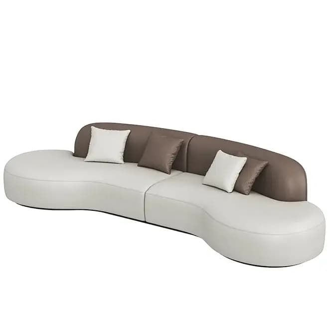 Canapé design au sol pour adultes, salon confortable, élégant, coin de canapé moderne, Divani Da Sog